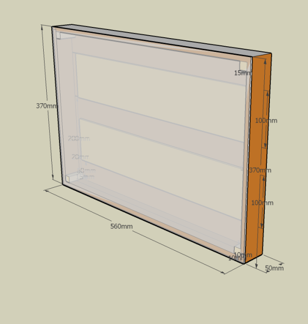 Fenster LED Lampe mit Plexiglas Fenster LED Lampe mit Plexiglas