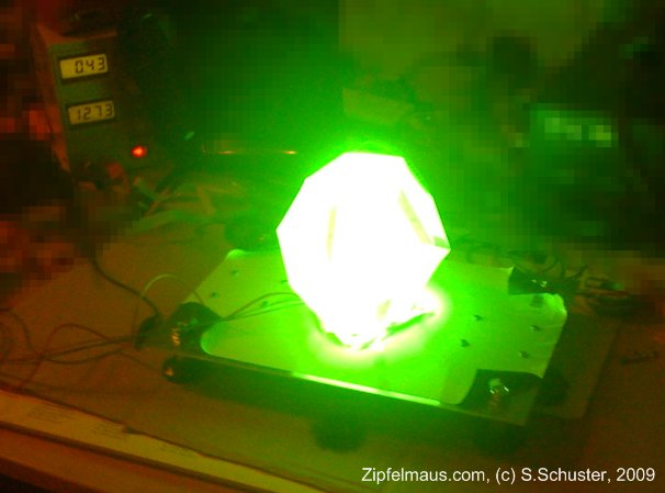 Zipfel-Moodlight mit Papierkugel